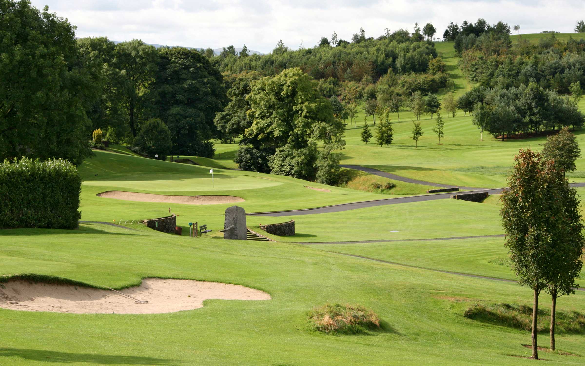 Large view of golf course